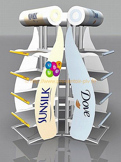 presentoir-de-sol-a-etageres-carton-et-metal-avec-fronton | Présentoirs ...